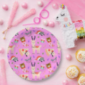 Grappig kerstfeest papieren bordje (Feest)