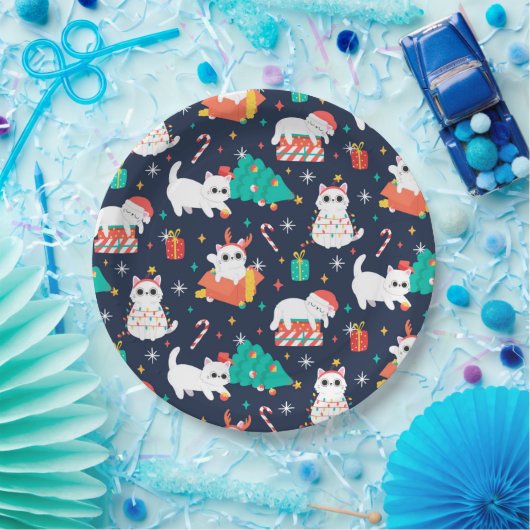 Grappig kerstfeest papieren bordje (Feest)