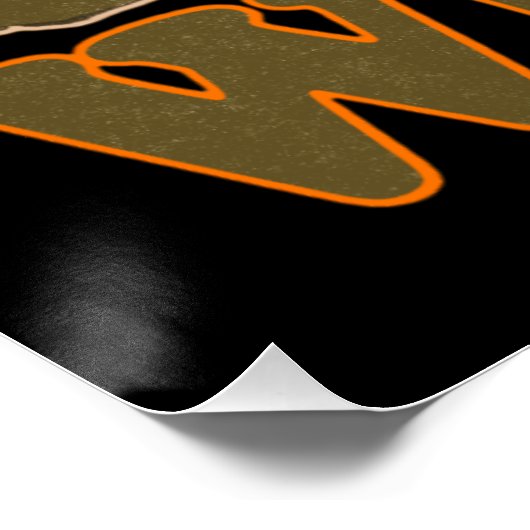 Grappig kerstfeest perfect poster (Hoek)