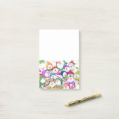 Grappig Kerstfeest Post-it® notes Happy Snowman Pa (Op bureau)