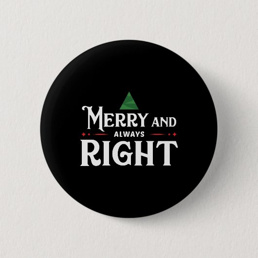 Grappig kerstfeest ronde button 5,7 cm (Voorkant)