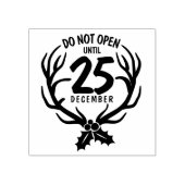 Grappig kerstfeest rubberstempel (Afrduk)