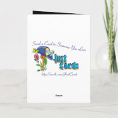 Grappig kerstfeest Rudolph is Naughty Feestdagen Kaart (Achterkant)