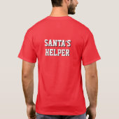 Grappig kerstfeest SANTA'S ELF SUIT COSTUME T-shirt (Achterkant)