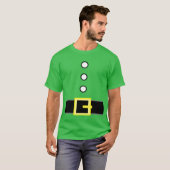 Grappig kerstfeest SANTA'S ELF SUIT COSTUME T-shirt (Voorkant volledig)