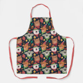 Grappig kerstfeest schort (Voorkant)