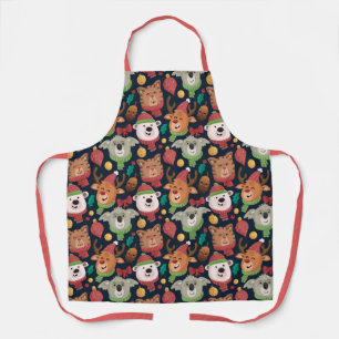 Grappig kerstfeest schort