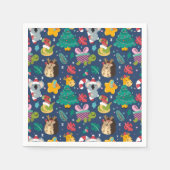 Grappig kerstfeest servet (Voorkant)