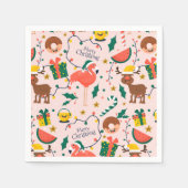 Grappig kerstfeest servet (Voorkant)