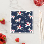 Grappig kerstfeest servet (Insitu)