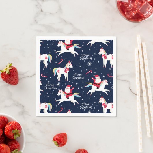 Grappig kerstfeest servet (Insitu)