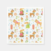 Grappig kerstfeest servet (Voorkant)