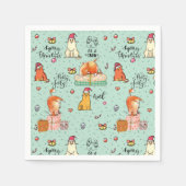 Grappig kerstfeest servet (Voorkant)