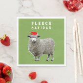 Grappig kerstfeest servet (Insitu)