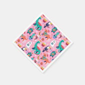 Grappig kerstfeest servet (Hoek)