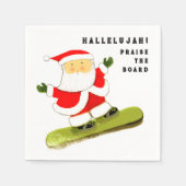 Grappig kerstfeest servet (Voorkant)