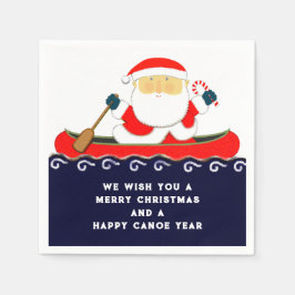 Grappig kerstfeest servet