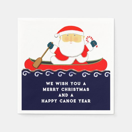 Grappig kerstfeest servet (Voorkant)