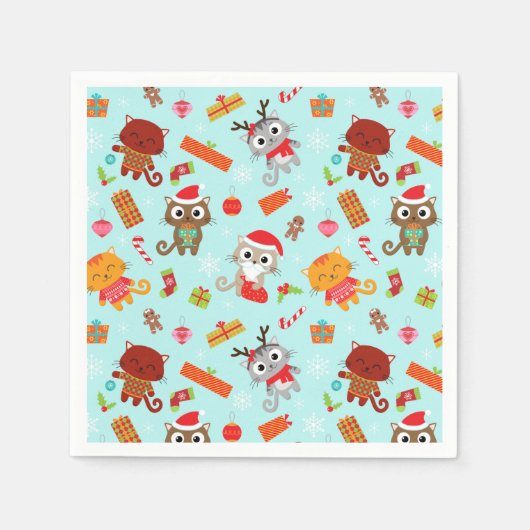 Grappig kerstfeest servet (Voorkant)