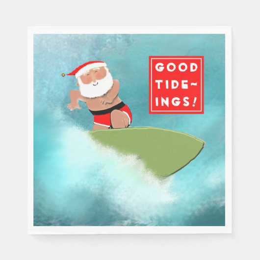 Grappig Kerstfeest Servet (Voorkant)