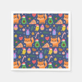 Grappig kerstfeest servet (Voorkant)