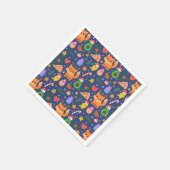 Grappig kerstfeest servet (Hoek)