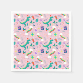 Grappig kerstfeest servet