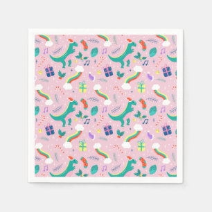 Grappig kerstfeest servet