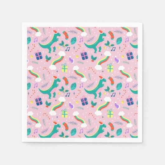 Grappig kerstfeest servet (Voorkant)