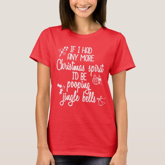 Grappig kerstfeest Shirt T-shirt vrouw vakantie (Voorkant)