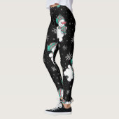 Grappig kerstfeest Snowman Pattern-Leggings. Leggings (Links)