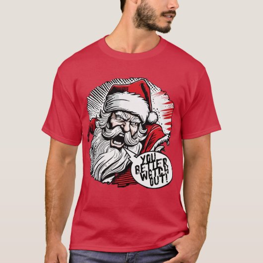 Grappig kerstfeest t-shirt (Voorkant)