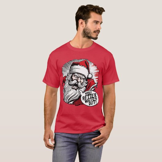 Grappig kerstfeest t-shirt (Voorkant volledig)