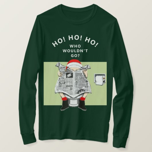 Grappig kerstfeest t-shirt (Design voorkant)