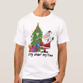 Grappig kerstfeest t-shirt (Voorkant)