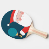 Grappig kerstfeest tafeltennisbatje (Zijkant)
