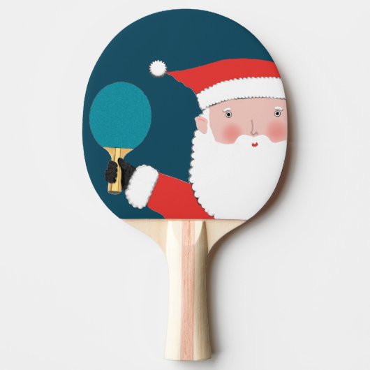 Grappig kerstfeest tafeltennisbatje (Voorkant)