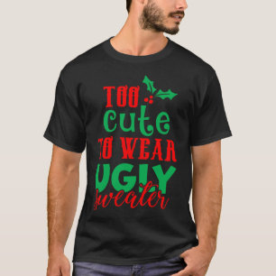 Grappig kerstfeest te stuiten om lelijke Sweater t T-shirt