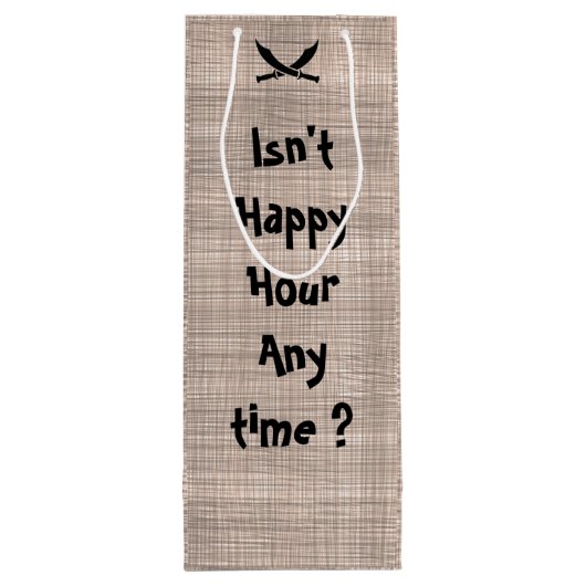 Grappig kerstfeest Thanksgiving Wijnzak Tas Wijn Cadeautas (Achterkant)