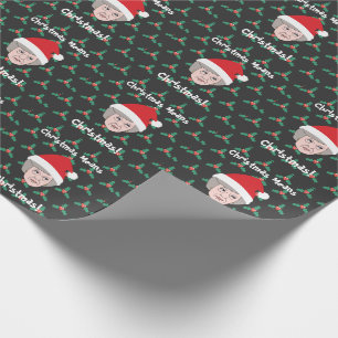 Grappig kerstfeest Theresa May Wrapping Paper Cadeaupapier