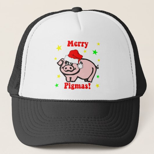 Grappig kerstfeest trucker pet (Voorkant)