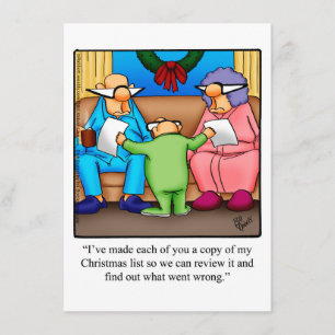 Grappig kerstfeest uitnodigingen