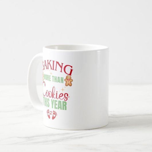 GRAPPIG KERSTFEEST VERWACHTEND MOEDER MOK (Voorkant links)