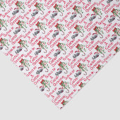 Grappig kerstfeest Vissen ♫ ♥ kerstmis Tissuepapier (Detail)