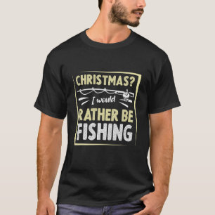 Grappig kerstfeest Vist visforel Vliegtuig C T-shirt