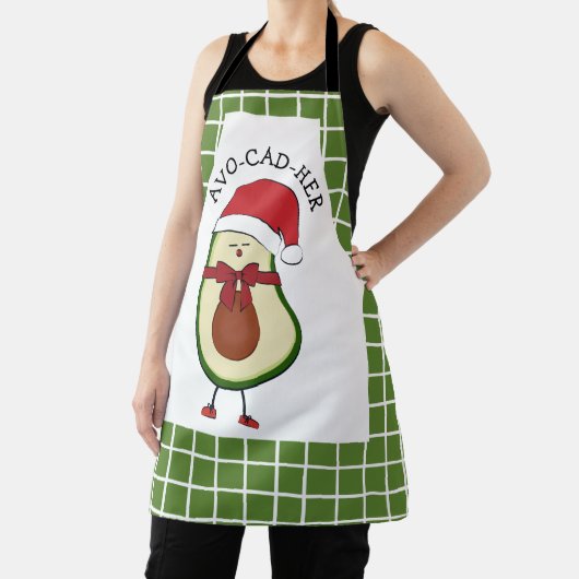 Grappig kerstfeest voor haar groene advocaat schort (Insitu)