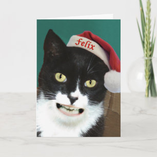 Grappig kerstfeest Wenskaart Feestdagen Kaart