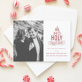 Grappig kerstfeest Zwangerschap Aankondiging Ho Ho