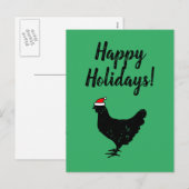 Grappig kerstfeestdag briefkaarten voor kerstfeest (Voorkant / Achterkant)