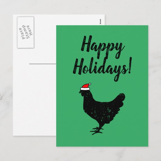 Grappig kerstfeestdag briefkaarten voor kerstfeest (Voorkant / Achterkant)